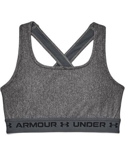 Under Armour Armour Medium Support Crossback Bra - Grey