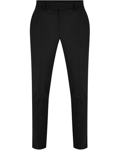 Without Prejudice Kilburn Slim Fit Suit Trousers - Black