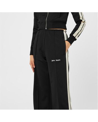 Palm Angels Loose Fit Track Trousers - Black