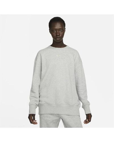 Nike Sportswear Phoenix Fleece Oversized Crewneck Sweatshirt - Grey