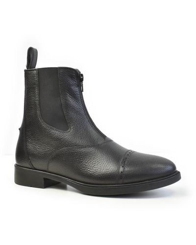 Brogini Chelmsford Short Paddock Boots - Black
