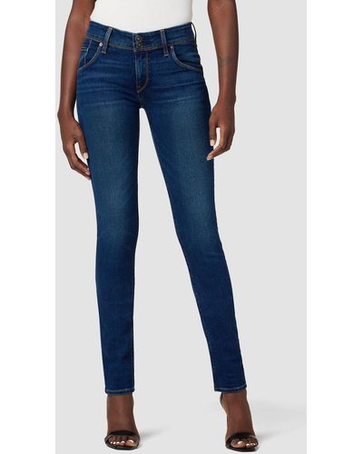 Hudson Jeans Collin Mid-rise Skinny Supermodel Jean - Blue