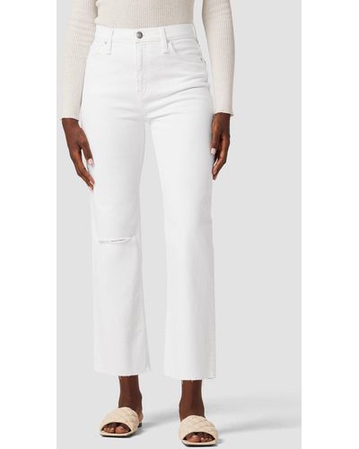 Hudson Jeans Remi High-rise Straight Crop Jean - White