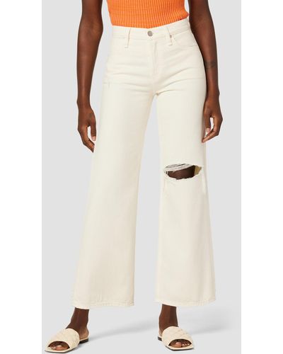 Hudson Jeans Rosie High-rise Wide Leg Ankle Jean - Natural
