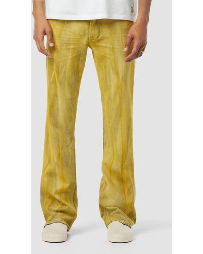 Hudson Jeans Walker Kick Flare Jean - Yellow