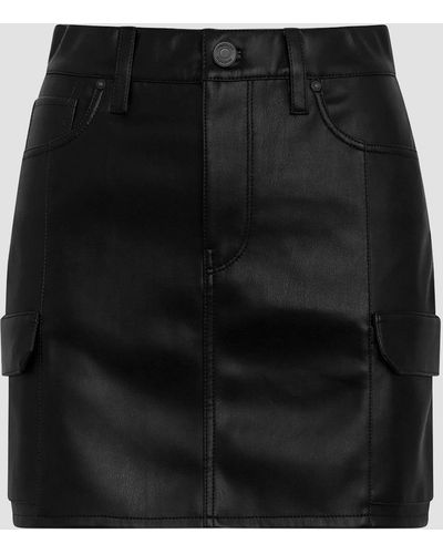 Hudson Jeans Cargo Viper Mini Skirt - Black