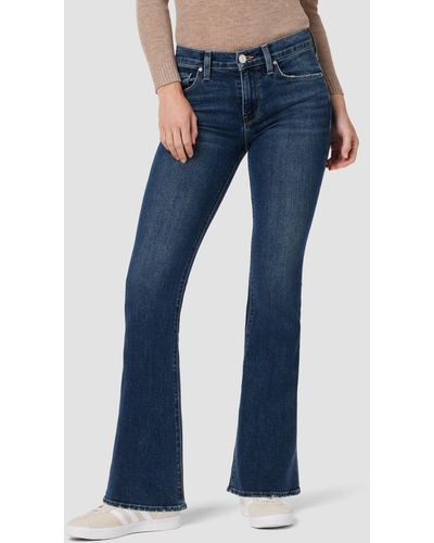 Hudson Jeans Nico Mid-rise Bootcut Barefoot Jean - Blue