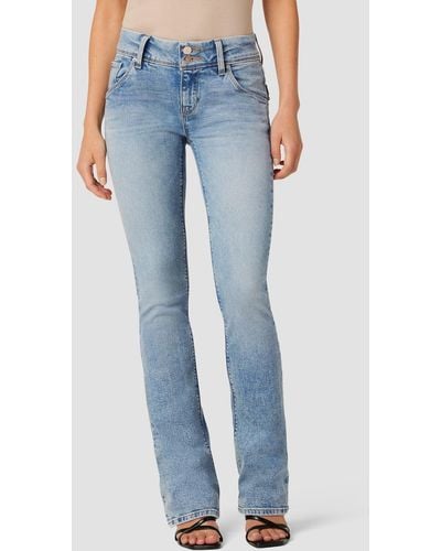 Hudson Jeans Beth Mid-rise Baby Bootcut Petite Jean - Blue