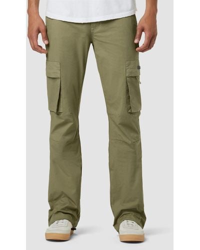 Hudson Jeans Walker Cargo Kick Flare Pant - Green