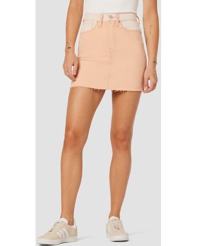 Hudson Jeans Viper Mini Skirt - Pink