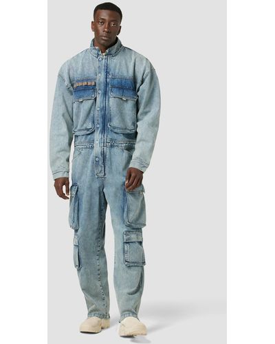 Hudson Jeans X Zoe Costello Brigade Work Jumpsuit - Blue