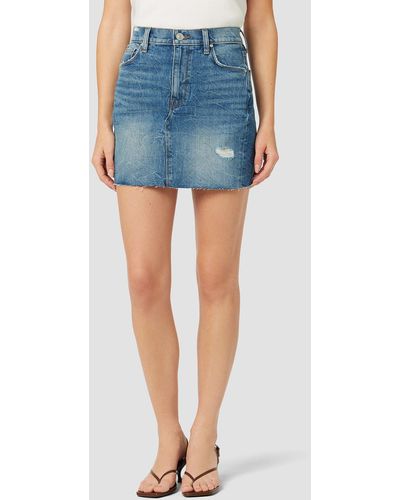 Hudson Jeans Viper Mini Skirt - Blue
