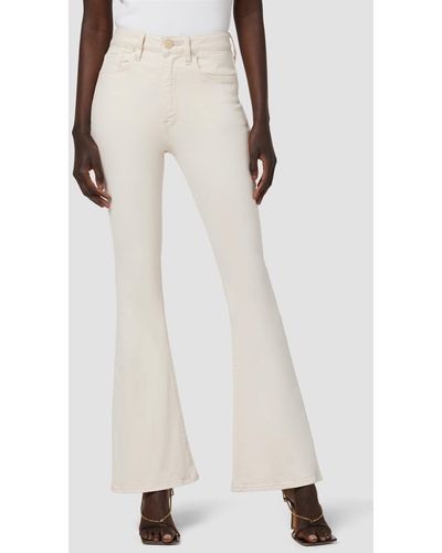 Hudson Jeans Holly High-rise Flare Barefoot Jean - White