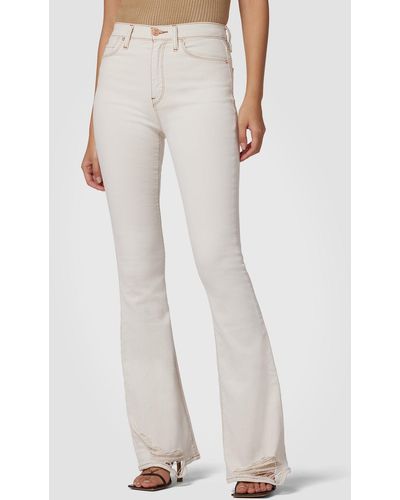 Hudson Jeans Holly High-rise Flare Jean - White