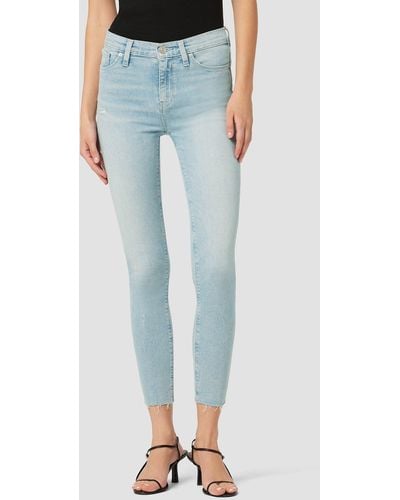 Hudson Jeans Nico Mid-rise Super Skinny Crop - Blue