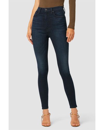 Hudson Jeans Centerfold Extreme High-rise Super Skinny Ankle Jean - Blue