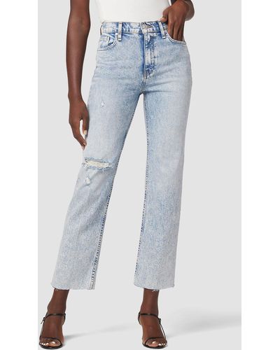 Hudson Jeans Remi High-rise Straight Crop Jean - Blue