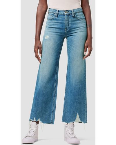 Hudson Jeans Rosie High-rise Wide Leg Jean - Blue
