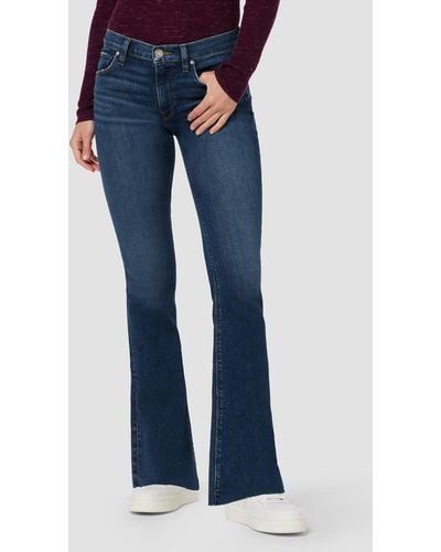 Hudson Jeans Nico Mid-rise Barefoot Bootcut Jean - Blue