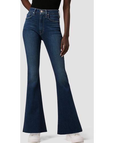 Hudson Jeans Holly High-rise Flare Barefoot Jean - Blue