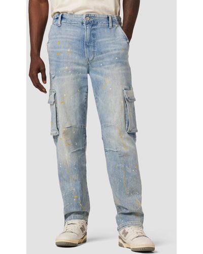 Hudson Jeans Reese Straight Cargo Jean - Blue