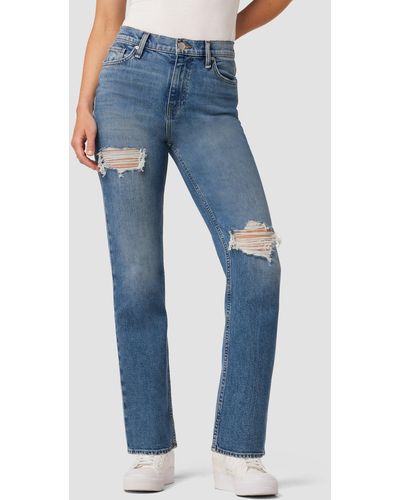Hudson Jeans Remi High-rise Straight Jean - Blue