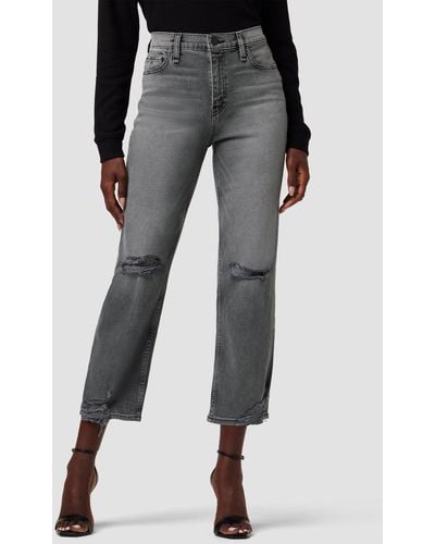 Hudson Jeans Remi High-rise Straight Crop Jean - Black