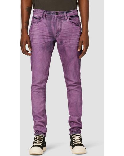 Hudson Jeans Zack Skinny Jean 36" Inseam - Purple