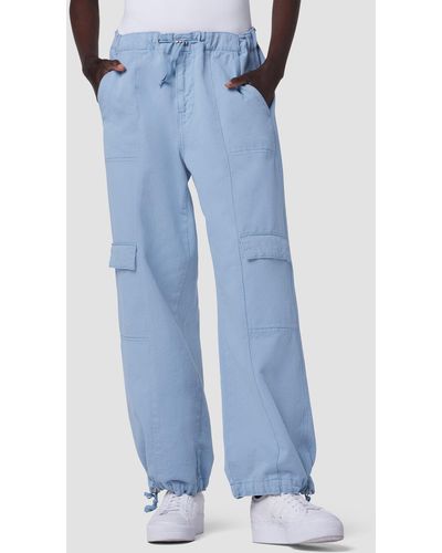 Hudson Jeans Drawstring Parachute Pant - Blue