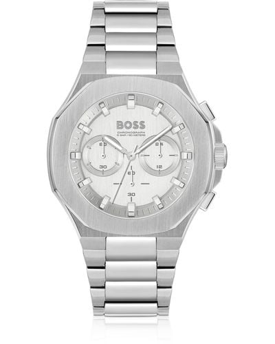 BOSS Tapered Chronograph Bracelet Watch - Grey
