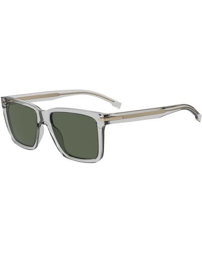 BOSS Transparent-acetate Sunglasses With Signature Hardware - Multicolour