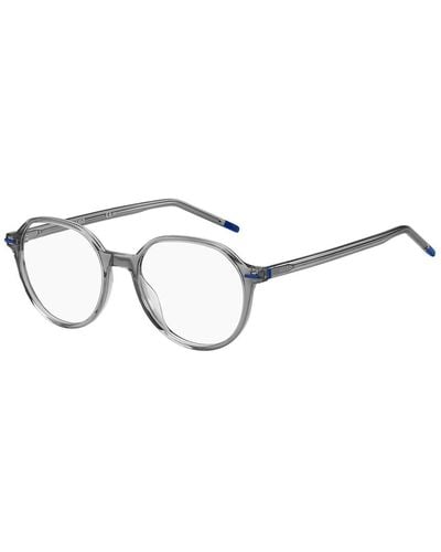 HUGO Grey-acetate Optical Frames With Blue Details - Multicolour