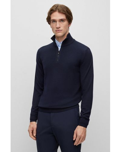 BOSS by HUGO BOSS Zipped sweaters for Men | Online Sale up to 68% off | Lyst