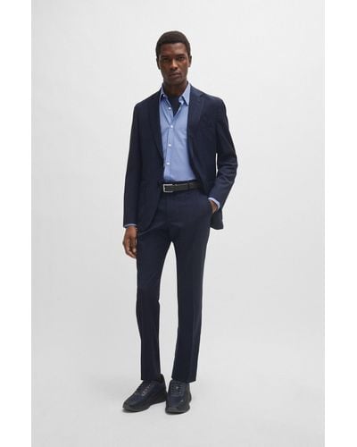BOSS Slim-fit Suit - Blue