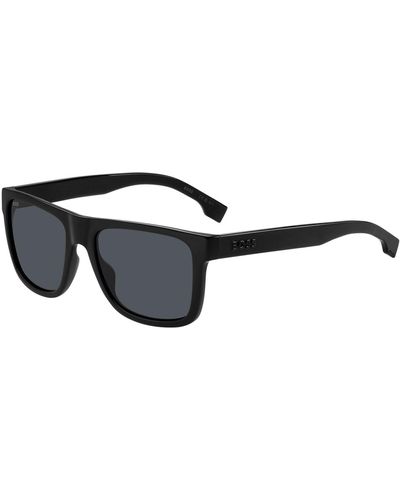 BOSS Black-acetate Sunglasses With 3d Logo
