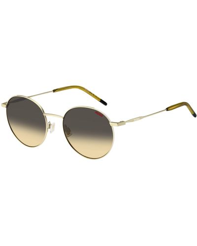 HUGO Gold-tone Sunglasses With Ombr Lenses Women's Eyewear - Multicolor