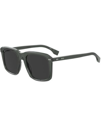 BOSS Grey-acetate Sunglasses With Tonal Lenses - Black