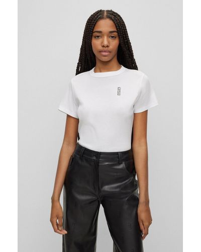 BOSS by HUGO BOSS T-shirts for Women | Sale up to 81% off | Lyst