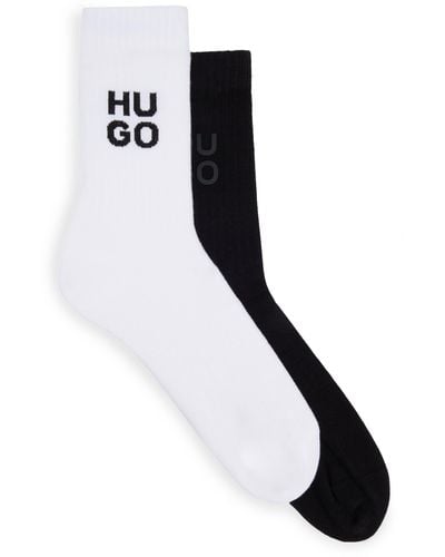 HUGO Duo Of Short-length Socks - Black