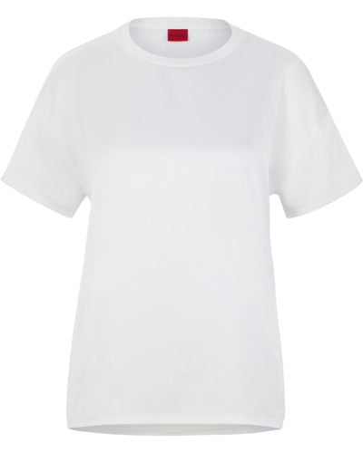 HUGO T-Shirt Smart Crew 10245127 01 - Weiß