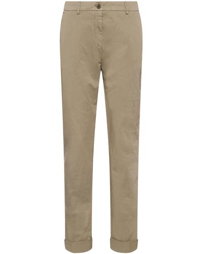HUGO Regular-fit Chinos In Organic Cotton With Stretch - Natural
