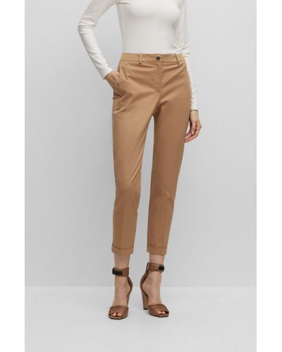 by HUGO BOSS Straight-leg for Women Online Sale up to off | Lyst