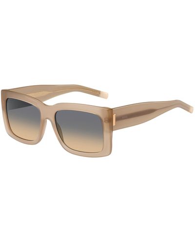 BOSS Sonnenbrille aus opalfarbenem Bio-Acetat mit charakteristischen Metalldetails - Mehrfarbig