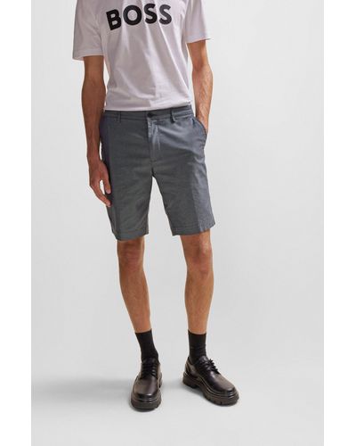 BOSS Slim-fit Shorts - Gray