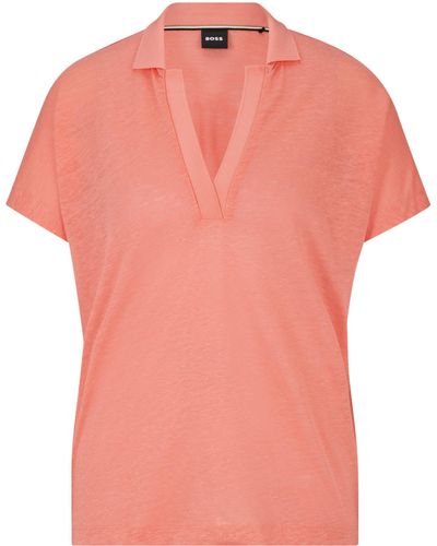 BOSS Casual Top ENELINA - Pink