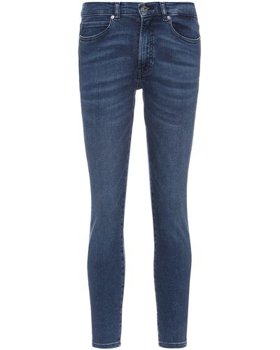 HUGO Charlie Super-skinny-fit Jeans In Blue Stretch Denim