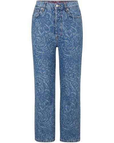 Jeans Mit Muster für Frauen - Bis 73% Rabatt | Lyst DE