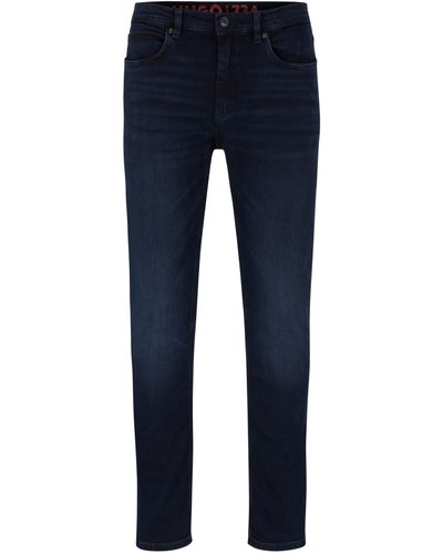 HUGO 5-Pocket- Extra Slim-Fit Jeans - Blau