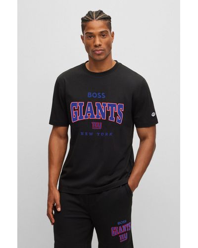 Boss & NBA Stretch-cotton T-Shirt - Black - XLarge