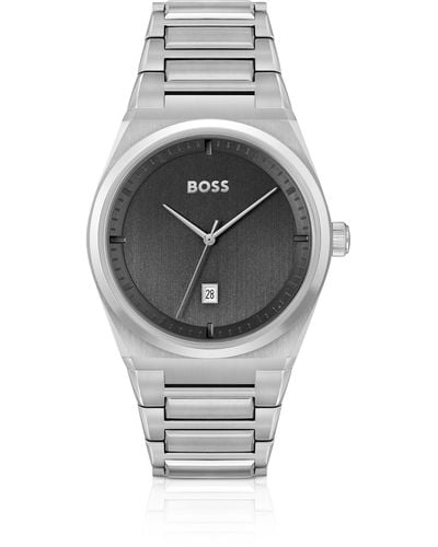 BOSS Steer Bracelet Watch - Grey
